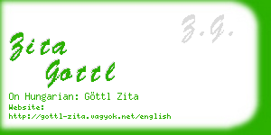 zita gottl business card